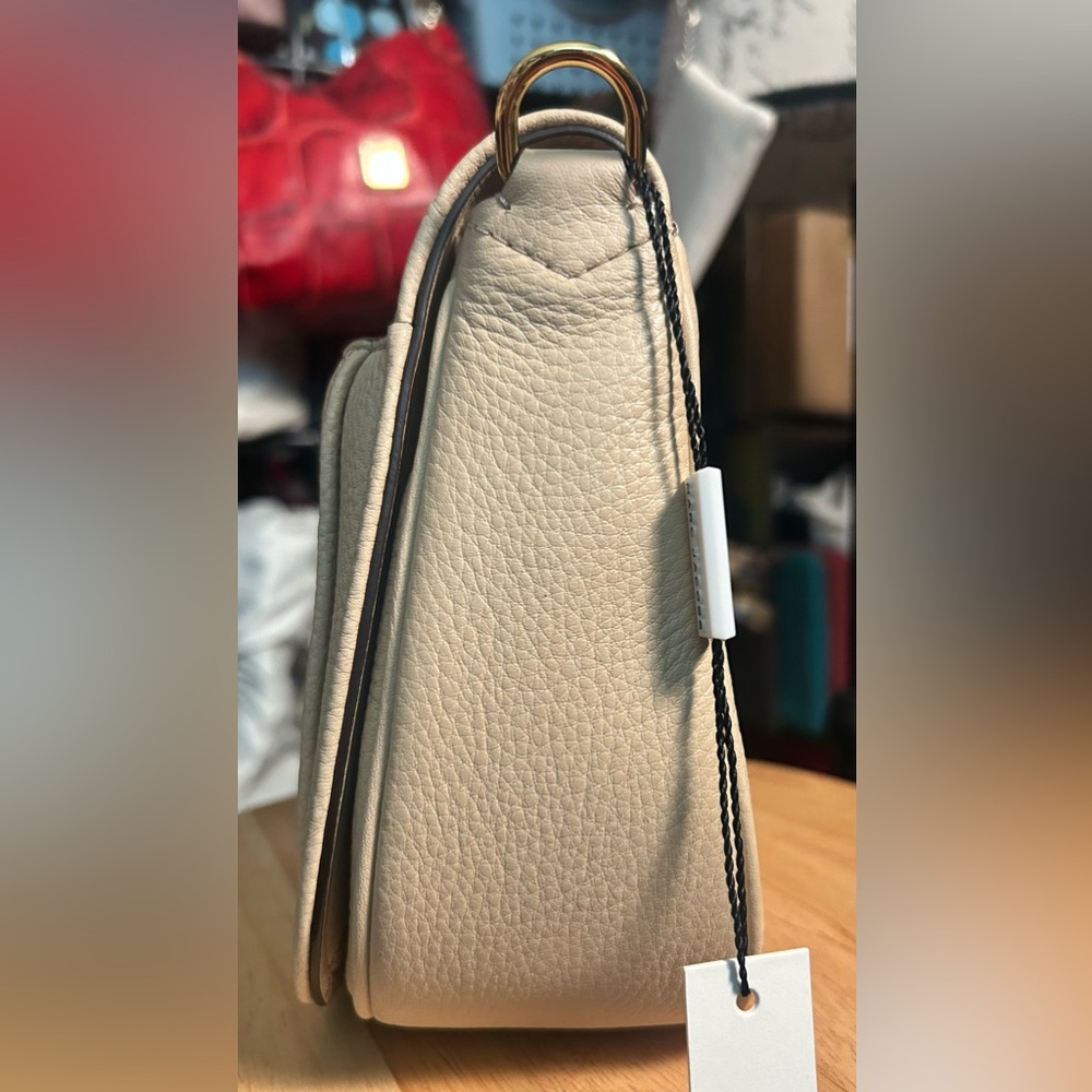 NWT Marc Jacobs Empire City Leather Fold-Over Messenger Bag - Picture 6 of 12
